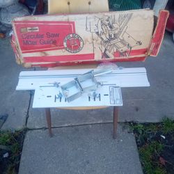 Craftsman Model 51724 Circular Saw Miter Guide. Workbench Accessory