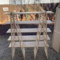 Wooden Display Shelving For Vendors & Craft Fairs 