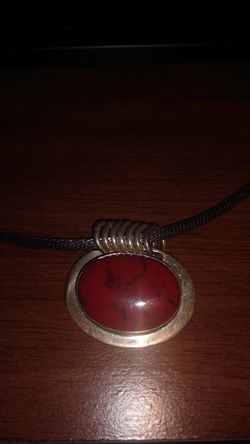 Red Jasper stone pendant