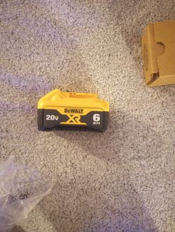 DeWalt Xr 6 Amp Battery 1 Left