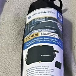 Winter Windshield Cover Frost BlockerMirror Covers And Storage Pouch