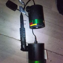 (2) Star Shower Laser Light with Light Sensor Red Green Outdoor Christmas Lights