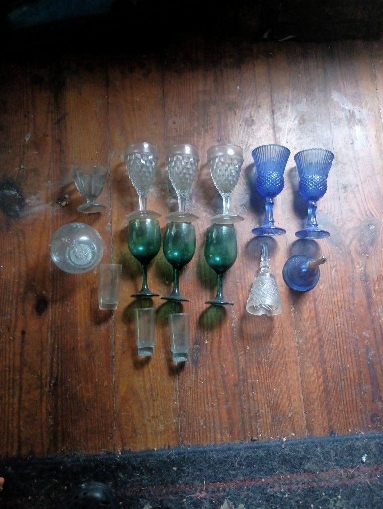 Vintage Wine Glasses