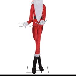 Disney 6.5 ft Jack Skellington as Sandy Claws Life Size Animatronic
