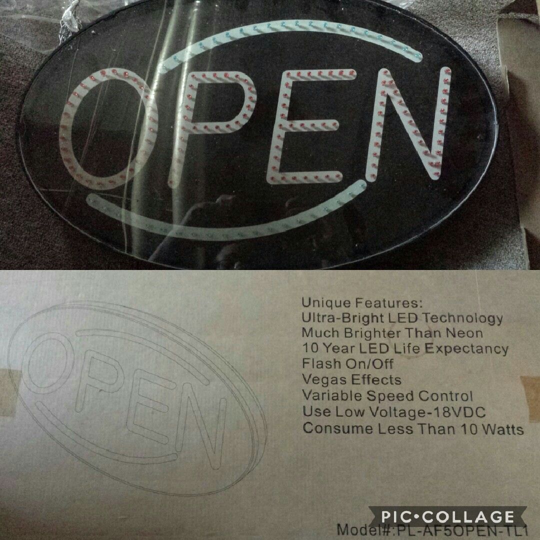 Led open sign