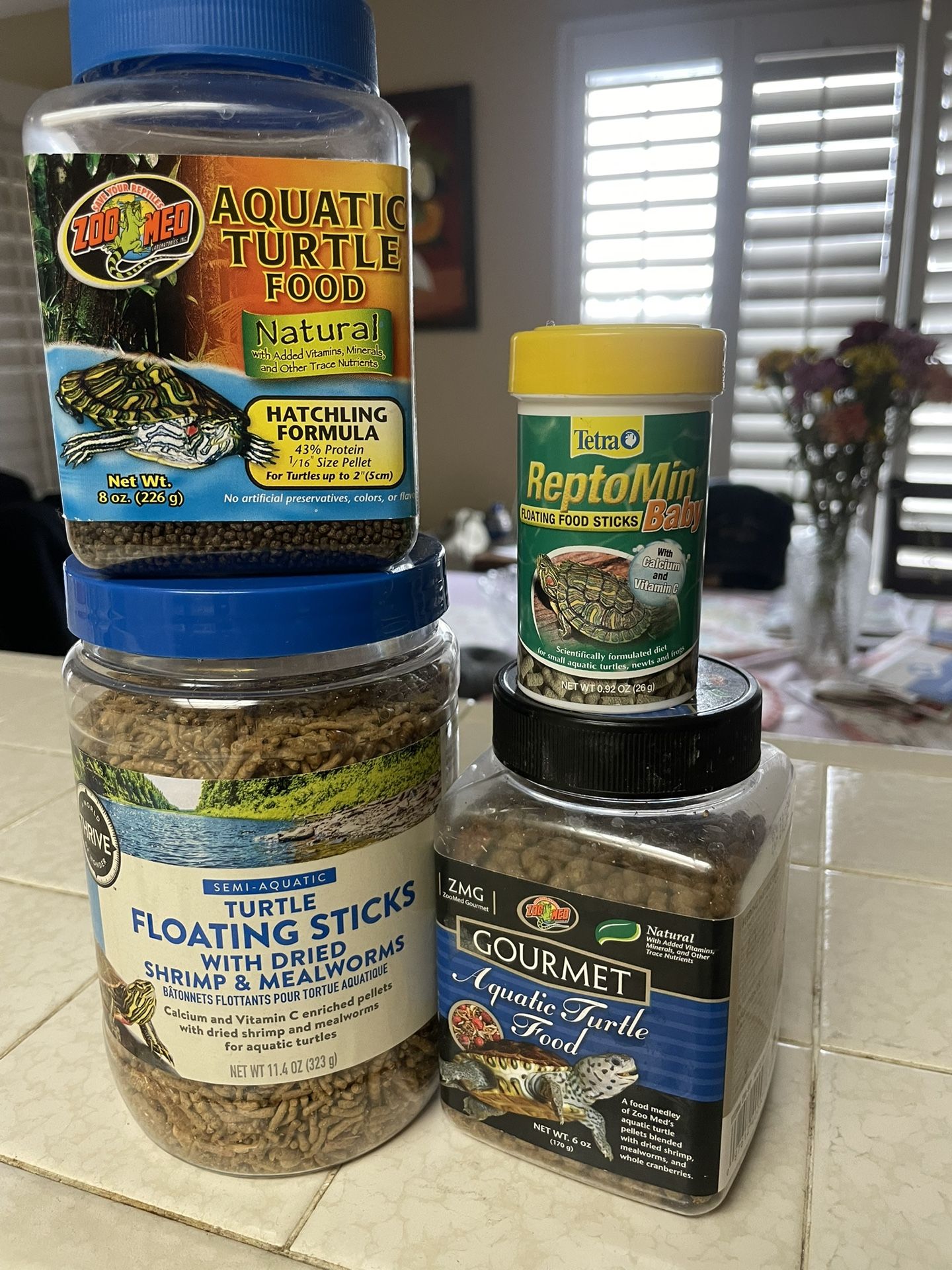 Turtle Food For Adolescent And Baby Turtles.