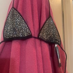 Black Bling Bikini Top 