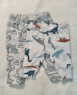 Carter’s Baby Boy 0-3 months Dino Long Pants