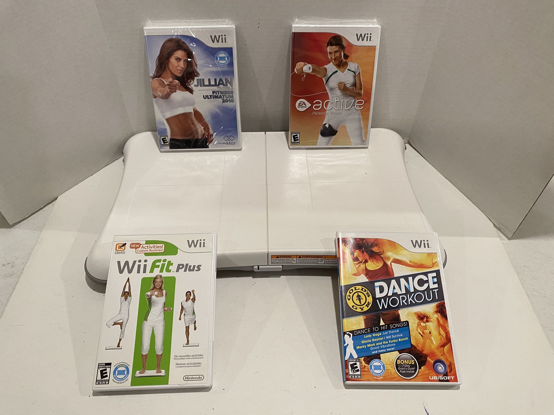 Wii Fit Board With 4 Games Tested And Working