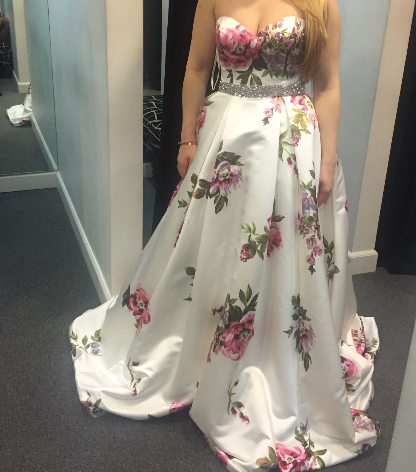 Jovani floral dress