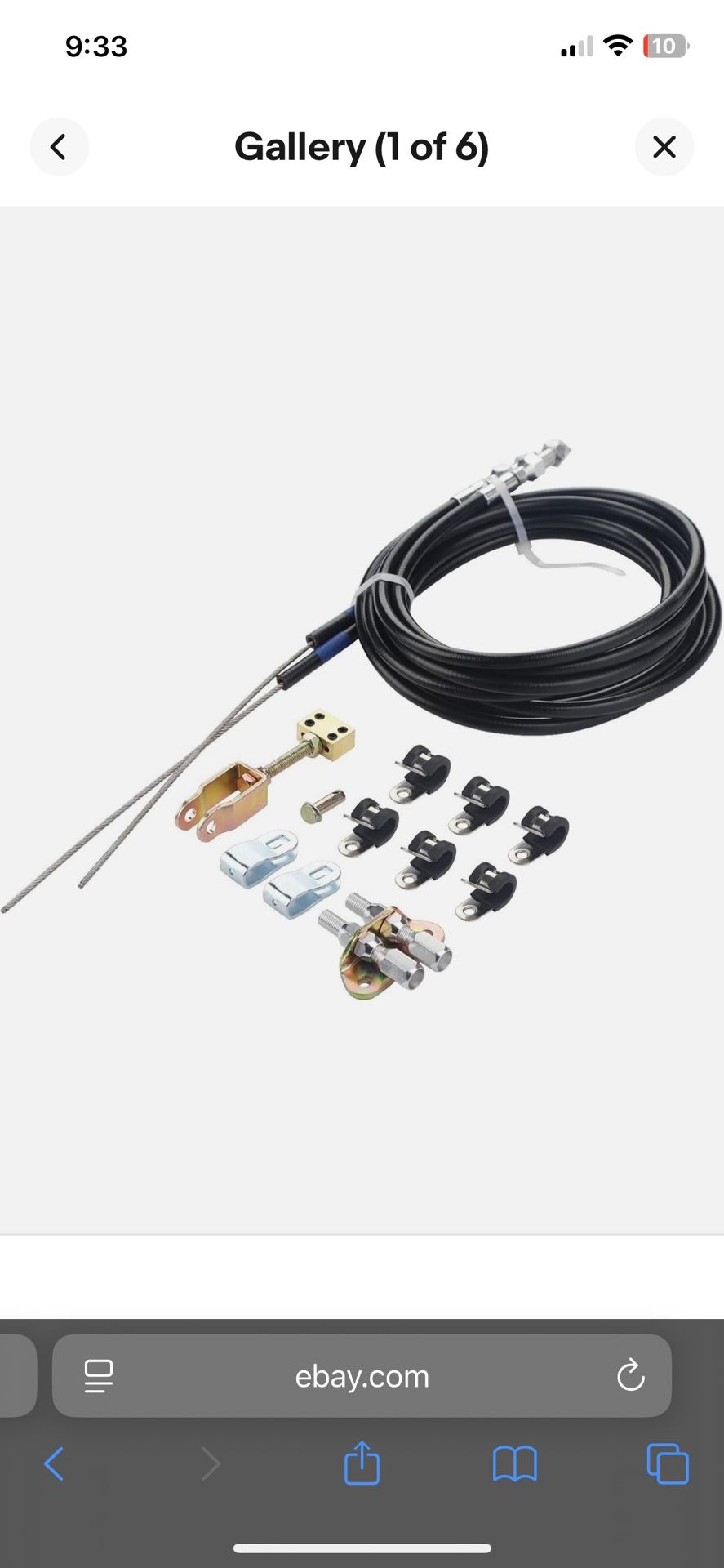 Universal Emergency Brake Cable Kit