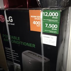 LG 12,000 BTU portable Air conditioning .