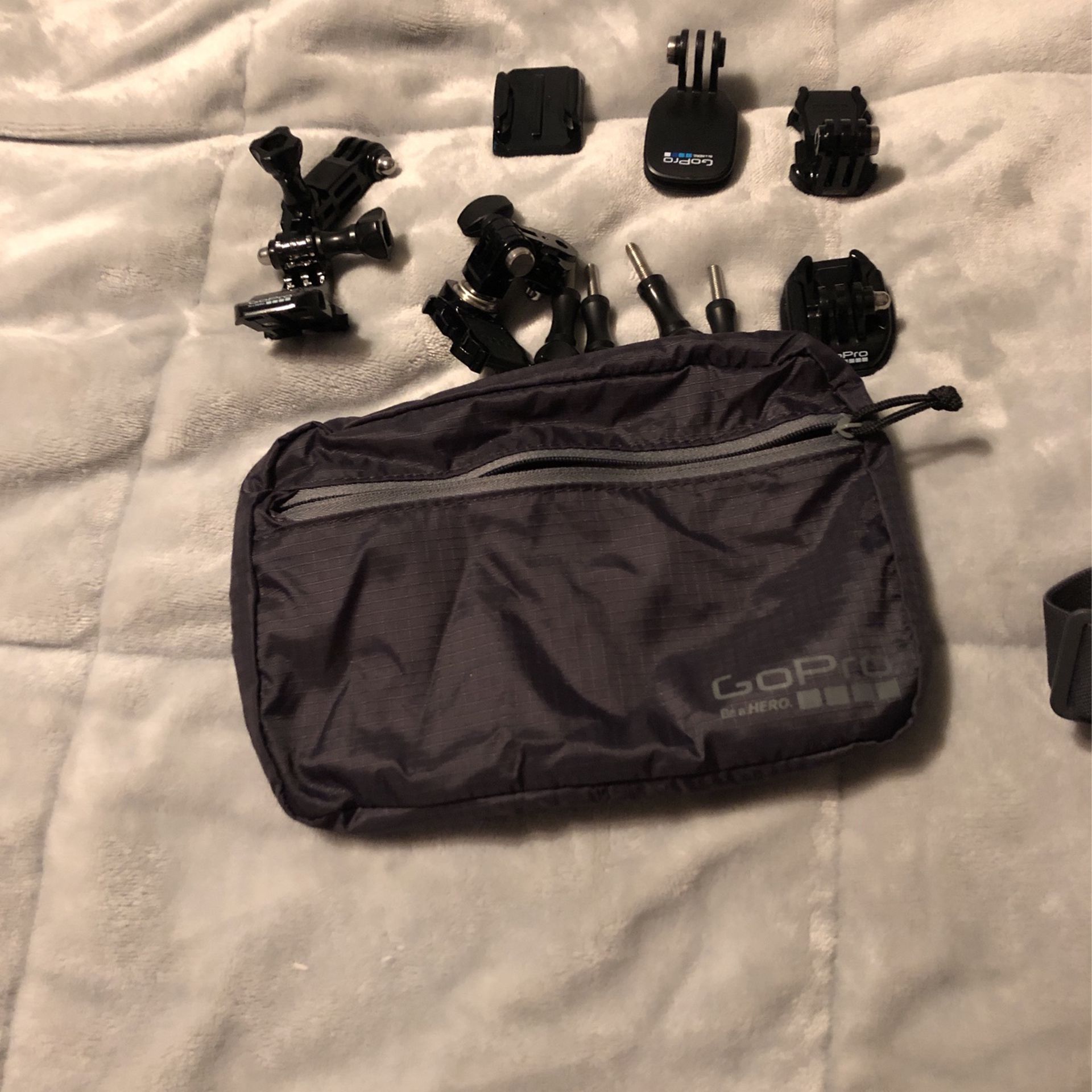 Brand New GoPro Bag And Attachments