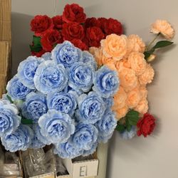 Long Stem Plastic Flowers