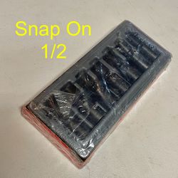 Snap On 7 pc 1/2" —  6-Point METRIC  Flank Drive Impact Swivel Socket Set (((( $415 )))) ❗️ Brand New❗️