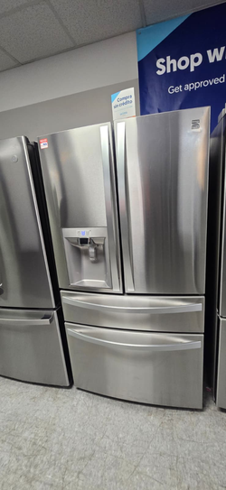 Kenmore Elite French Door 4‑Door Fridge – Stainless, Water & Ice