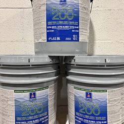 Color Alabaster Egshell interior paint 15 gallons