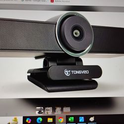 TONGVEO Wide Angle Webcam With Microphone New!!!