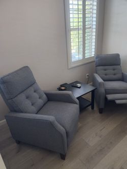 Gray Armchair from Pottery Barn