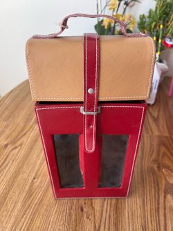 Double Bottle Leather wine travel