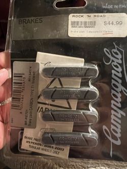 Campagnolo 4 Brake Pads BR-RE701 Carbon Type 1 (blistered) Brake Shoes New Old Stock