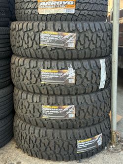 37x12.50r18 Blackhawk RT (4) new tires installed and balanced