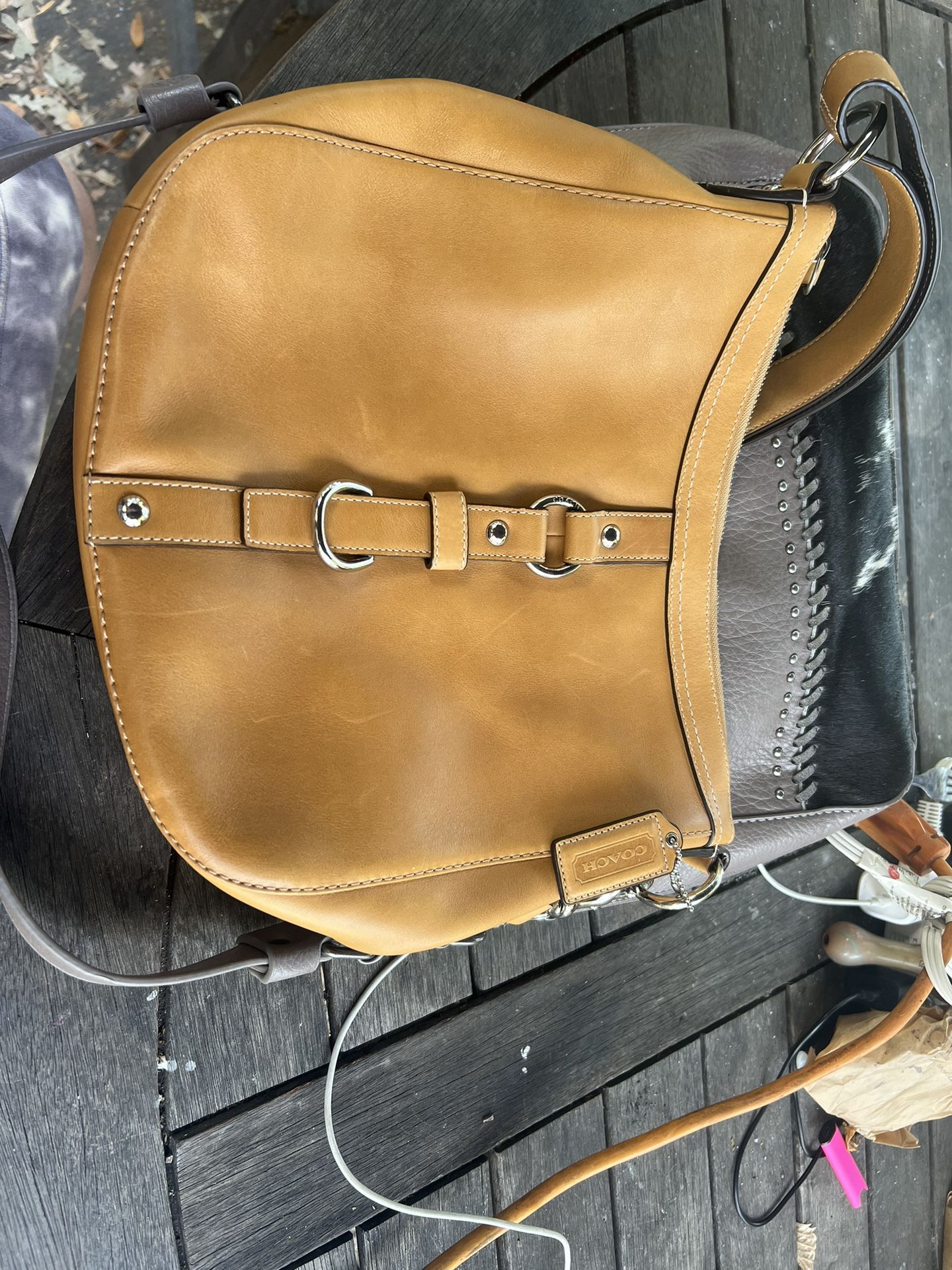 Vintage Leather Coach Purse