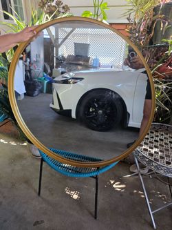 Round mirror 35"