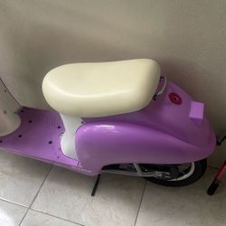Razor Pocket Mod Miniature Euro 24V Electric Kids Ride On Retro Scooter purple