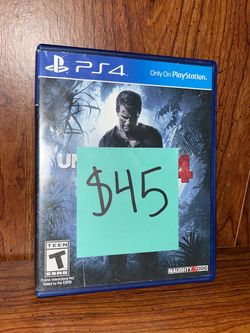 Blue PlayStation 4 & 5 PS5 PS4 Video Game Uncharted 4 A Thief's End