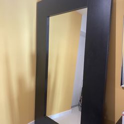 Wood Free-Standing mirror