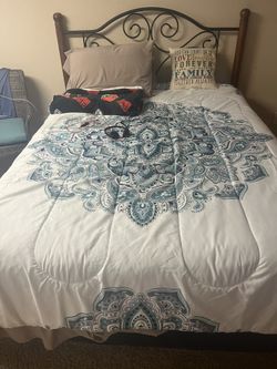 2 Queen Beds With Frames And Headboards One New One Barely Used!