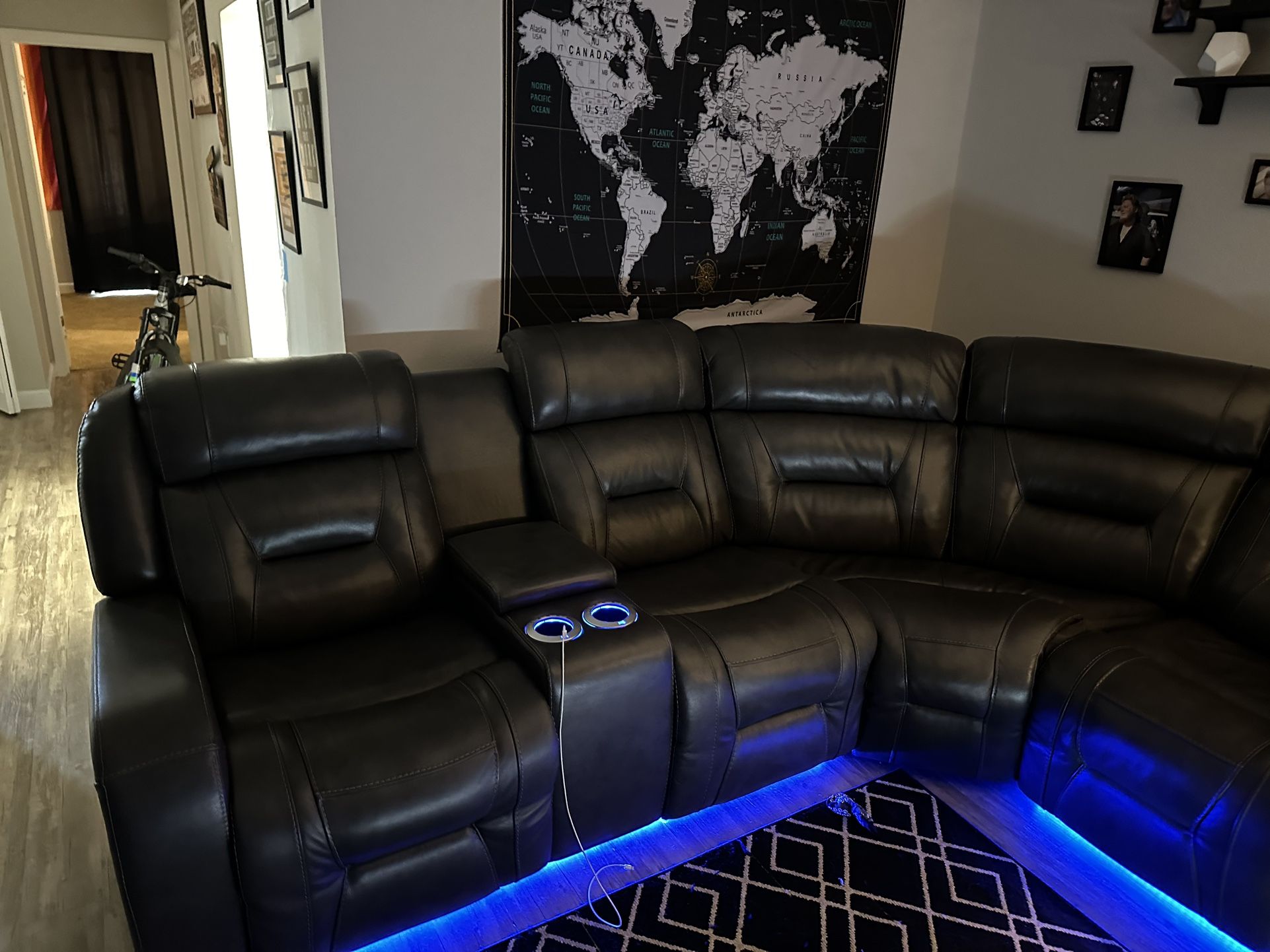Leather Sectional Couch
