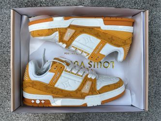 Louis Vuitton Trainer Sneakers – Yellow/White | LV 🔥