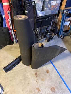Rolled asphalt roofing material
