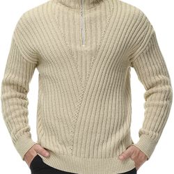 Men’s Sweater | Size - M | Color - Apricot