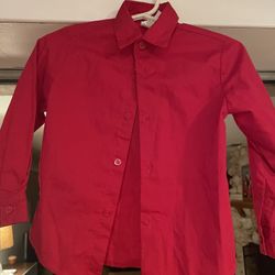 Van Heusen Red button Down Size 4t