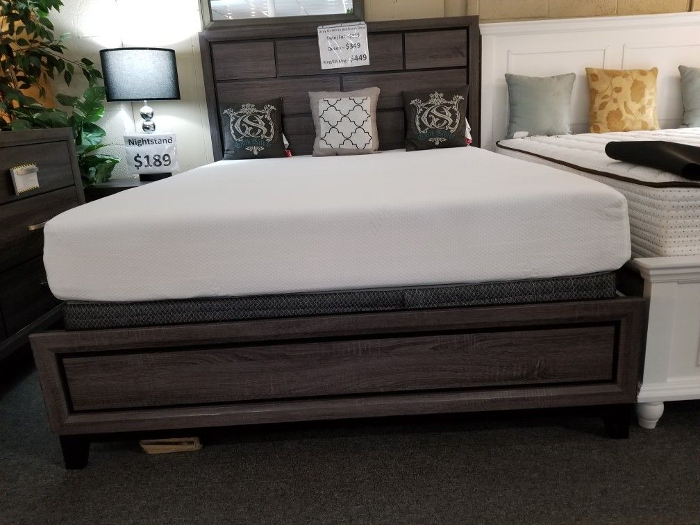 Brand New 12" Thick Memory Foam Medium Firm Queen Mattress