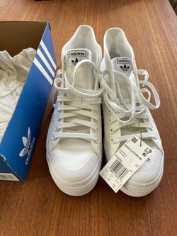 adidas gazelle silver green womens Adidas Women's Nizza Platform Mid Shoes