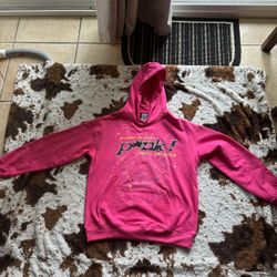Pink Spder Hoodie 