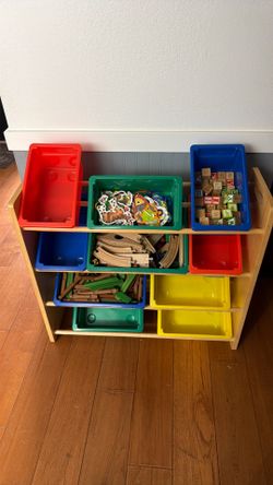 Storage bin organizer