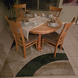 dining table and chairs