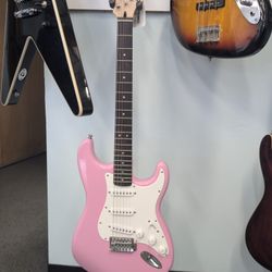 Squier Bullet Strat Electric Pink