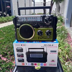 AM/FM radio.  Bluetooth capability. See for radios information