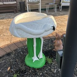 Concrete birdbath excellent condition, $100