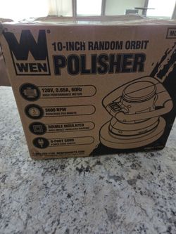 10" polisher new in box never opened