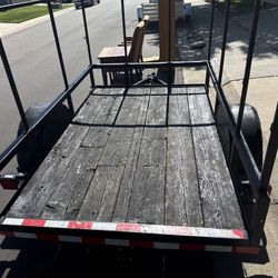 5x8 Trailer With Removable Rack