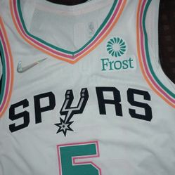 Actual NBA Murray Spurs Jersey Real 