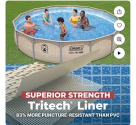 NEW OPEN BOX CASH ONLY Coleman Steel Pro Max 14' x 33" Round Metal Frame Above Ground Pool