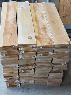 Cedar fencing short planks must take all